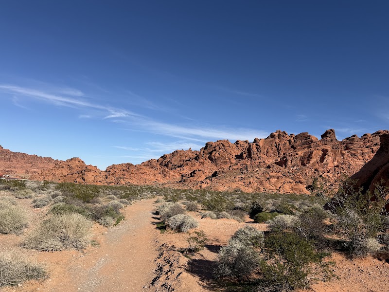 Red rock formations at Valley of Fire State Park